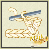 Kurs szydełkowania dwa słupki wkłute w jedno oczko