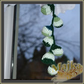 Robótki szydełkowe - wzory - lancuch na chionkę