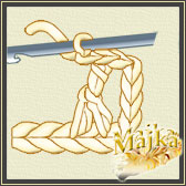 Kurs szydełkowania słupki krzyżowane