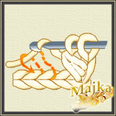 Kurs szydełkowania słupki łączone górą