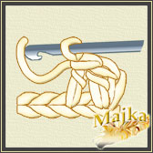 Kurs szydełkowania słupki łączone górą