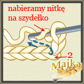 Kurs szydełkowania półsłupek nawijany