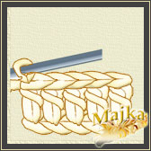 Kurs szydełkowania słupek nakładany