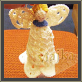 Robótki szydełkowe - wzory - aniołek