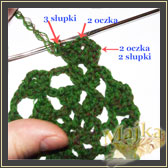 Robótki szydełkowe - wzory - bieżnik