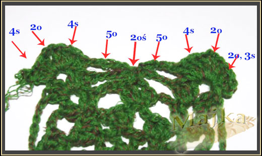 Robótki szydełkowe - wzory - bieżnik