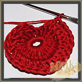 Robótki szydełkowe - wzory - dzwonek