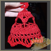 Robótki szydełkowe - wzory - dzwonek