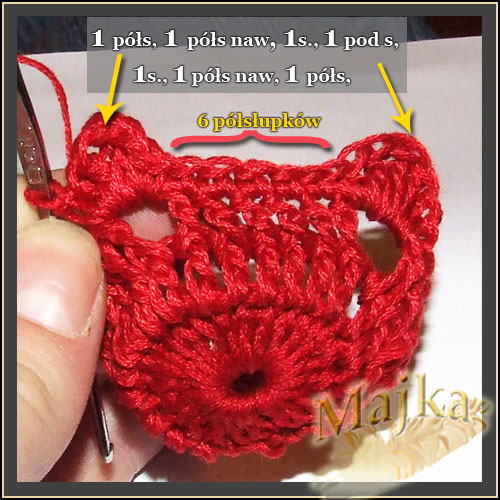 Robótki szydełkowe - wzory - dzwonek