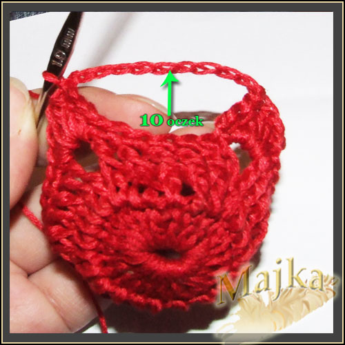 Robótki szydełkowe - wzory - dzwonek