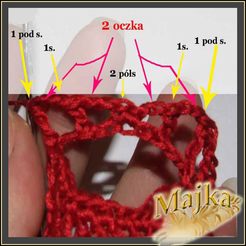 Robótki szydełkowe - wzory - dzwonek
