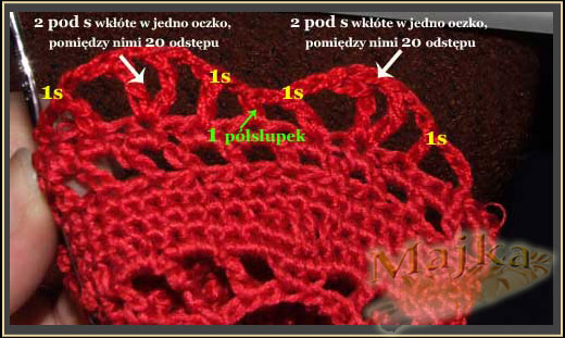 Robótki szydełkowe - wzory - dzwonek