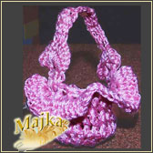 Robótki szydełkowe wzory koszyczek na pisankę