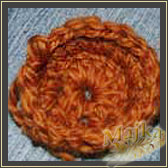 Robótki szydełkowe - koszyczek na pisankę