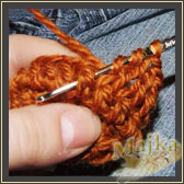 Robótki szydełkowe - koszyczek na pisankę