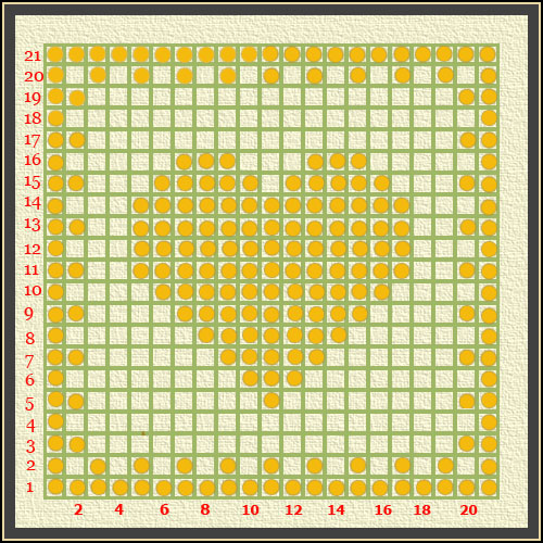 Robótki szydełkowe - wzory - Walentynkowe serce